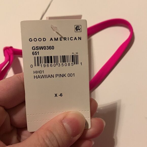 GOOD AMERICAN Jaquared Bikini Set NWT - Picture 5 of 9